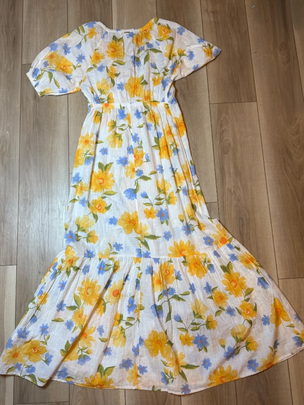Billabong Dress Womens XS | Floral Maxi Cottagecore Summer Beach Dress - Picture 3 of 3